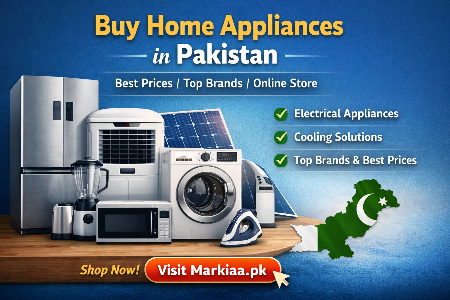 buy home appliances in Pakistan online